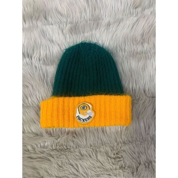 Vintage Green Bay Packers Winter Stocking Hat - Picture 1 of 4